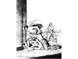 The murder of the innocents (Engraving based on a picture by Nicholas Poussin)